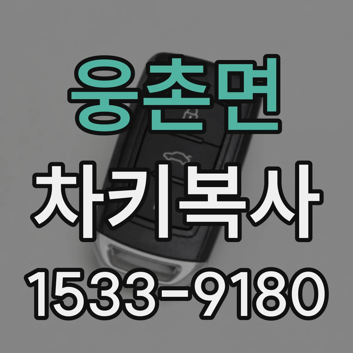 웅촌면 차키복사