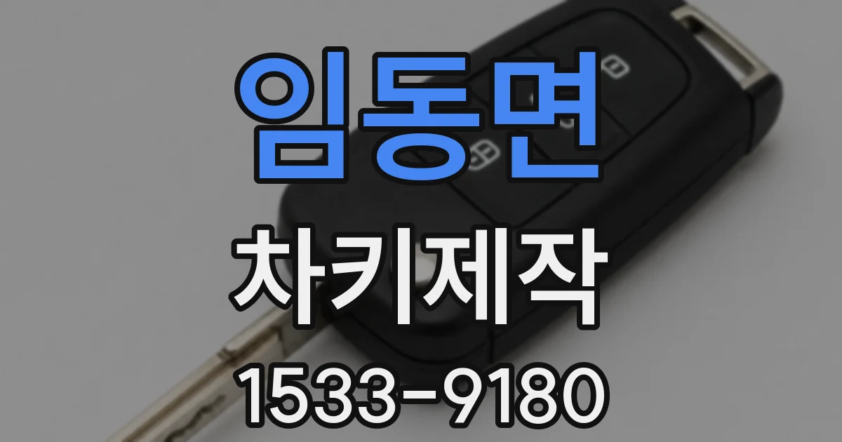 임동면 차키제작