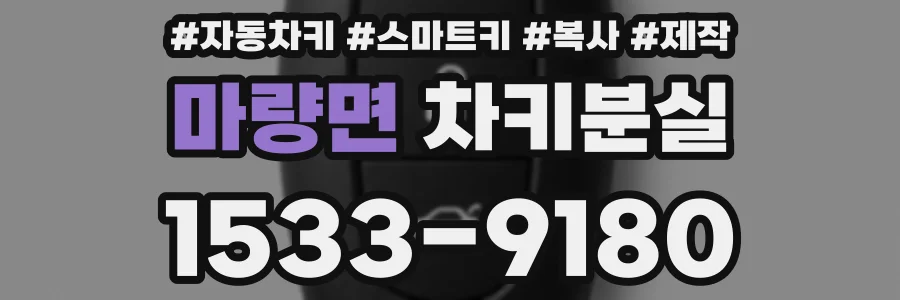 마량면 차키분실