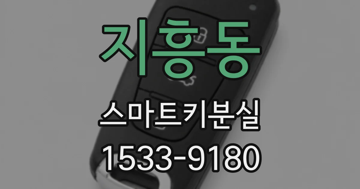 지흥동 스마트키분실