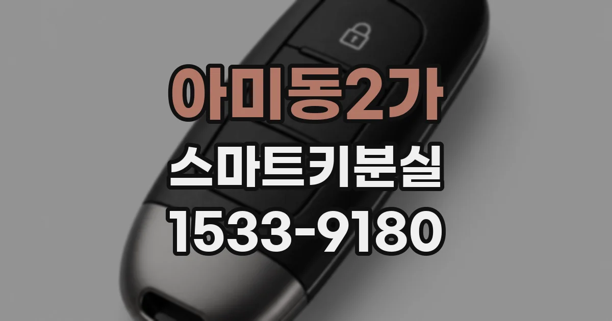 아미동2가 스마트키분실