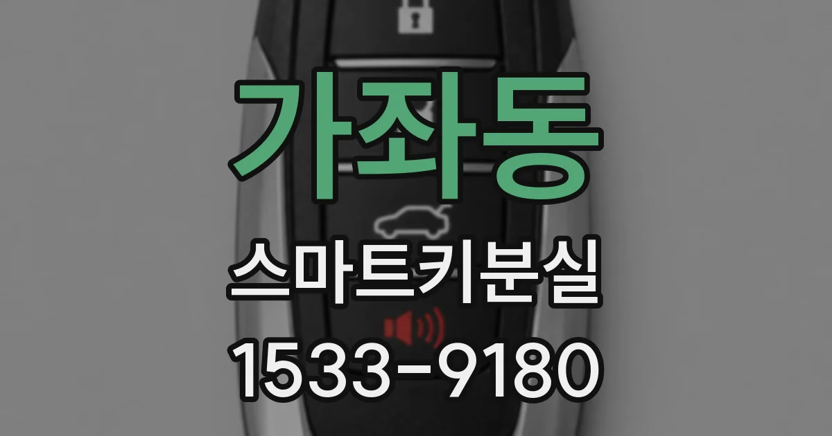 가좌동 스마트키분실