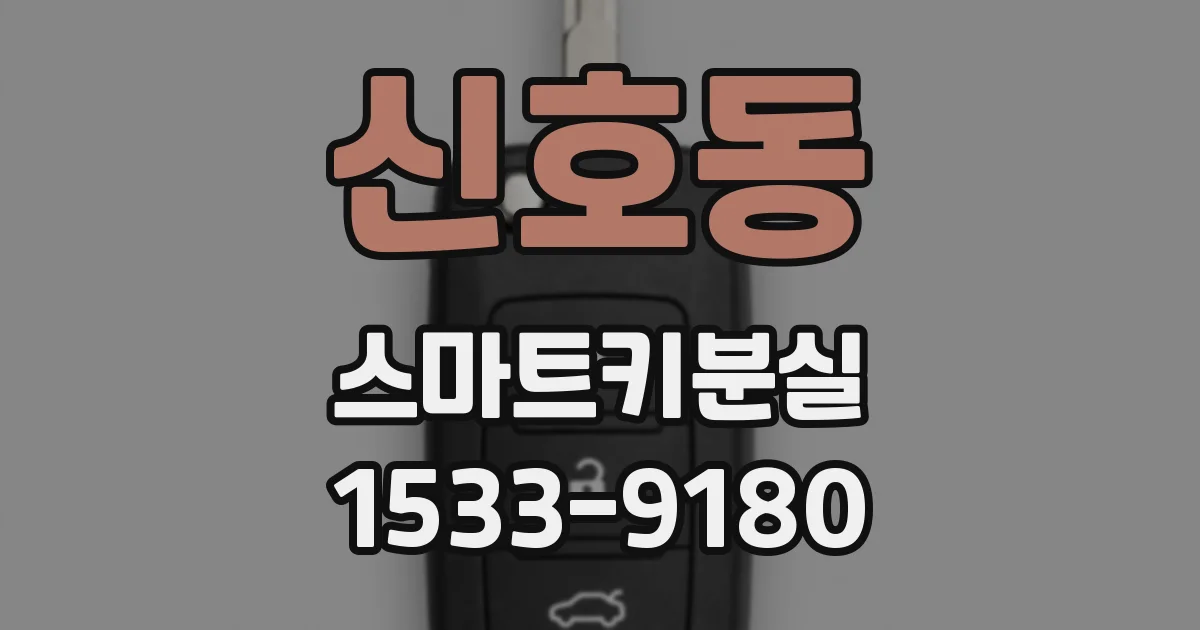 신호동 스마트키분실