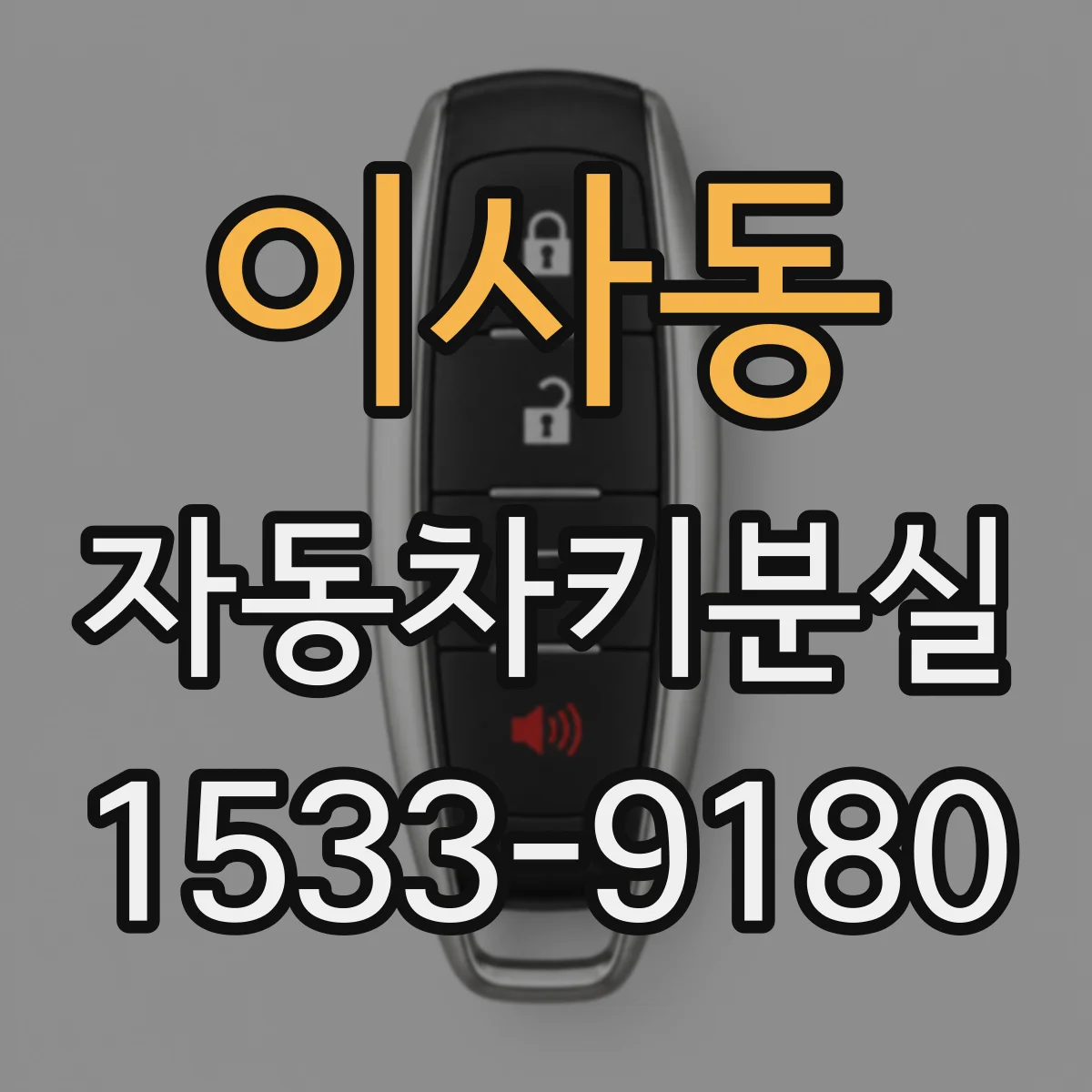 이사동 자동차키분실