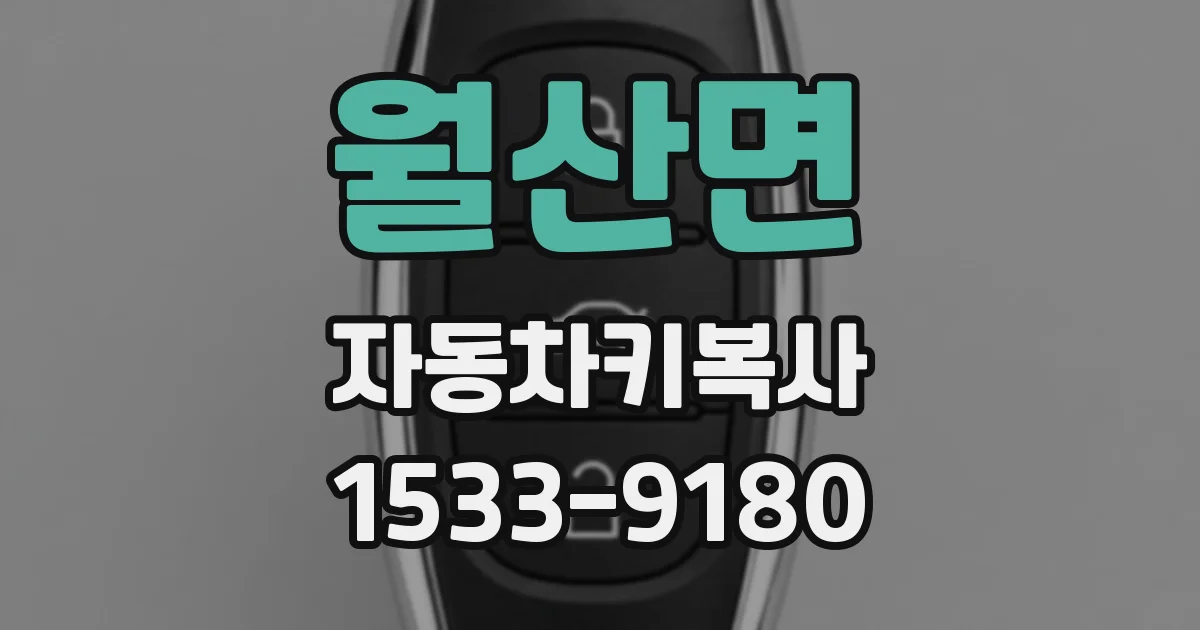 월산면 자동차키복사