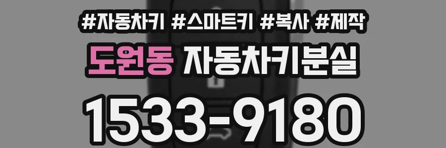 도원동 자동차키분실