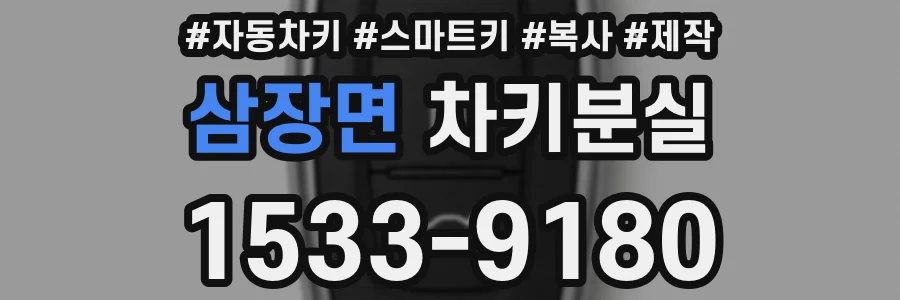 삼장면 차키분실
