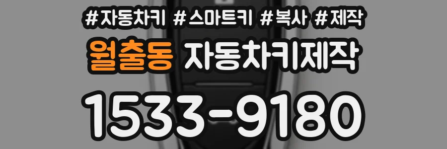 월출동 자동차키제작