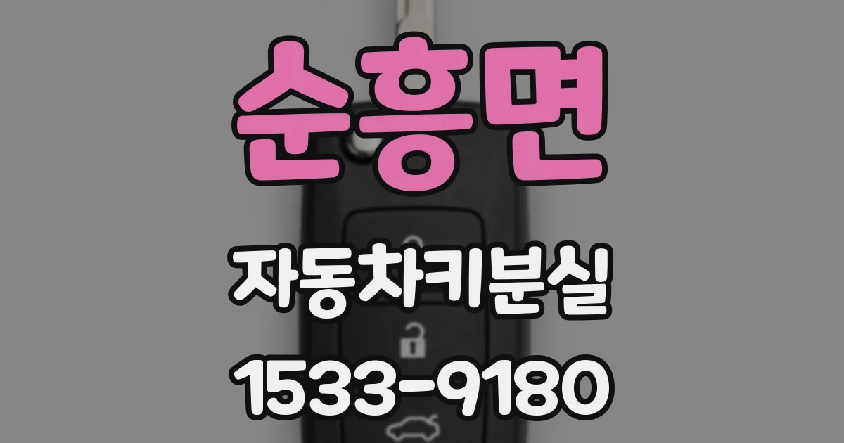 순흥면 자동차키분실