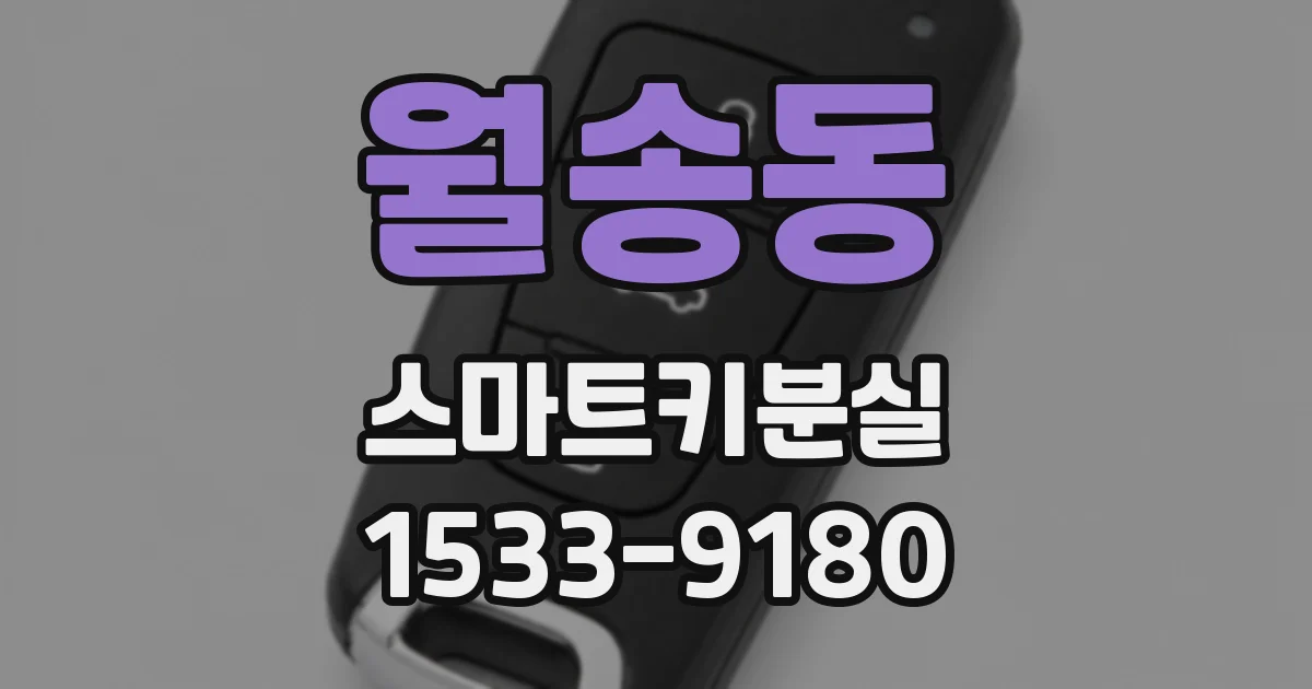 월송동 스마트키분실