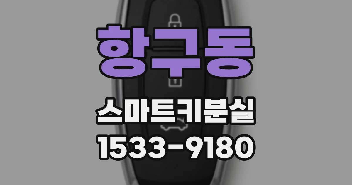 항구동 스마트키분실