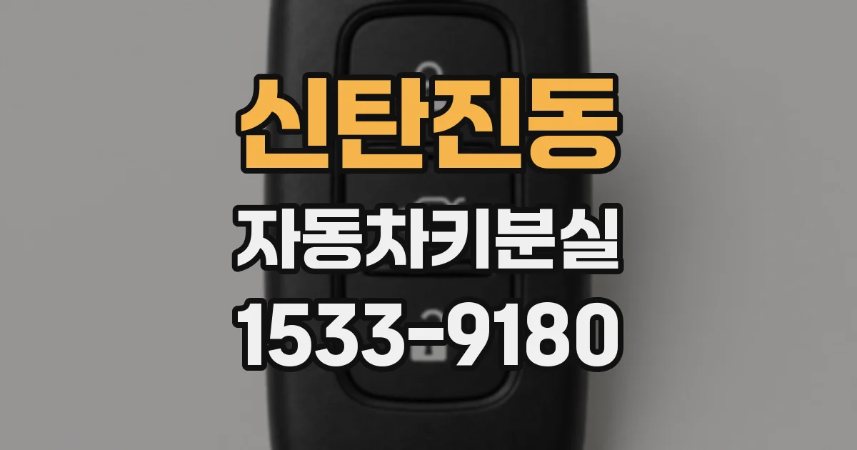 신탄진동 자동차키분실