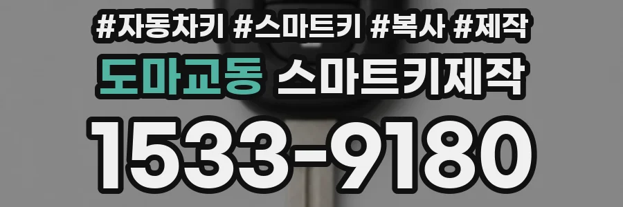 도마교동 스마트키제작