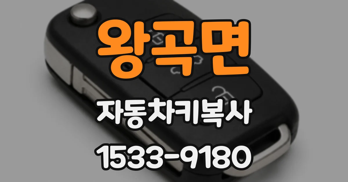 왕곡면 자동차키복사