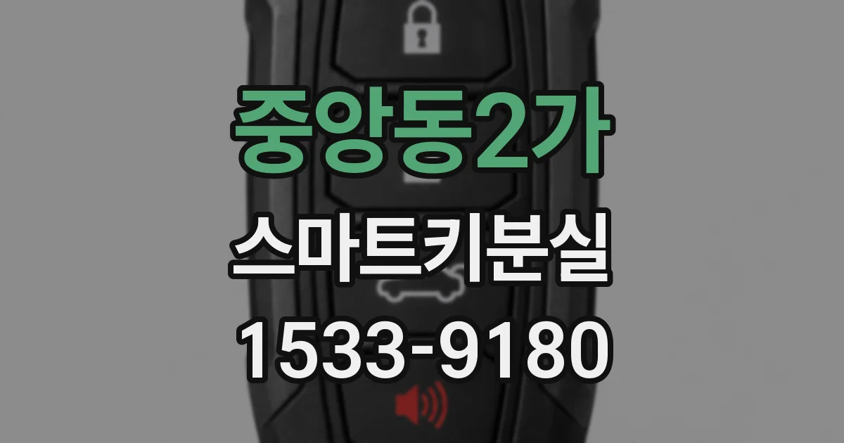 중앙동2가 스마트키분실