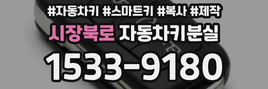 시장북로 자동차키분실