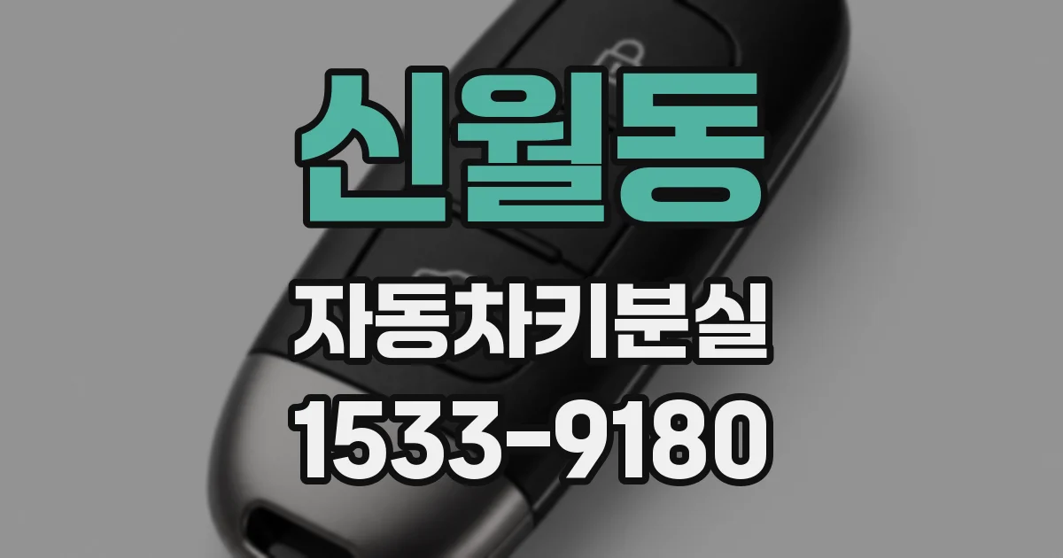 신월동 자동차키분실