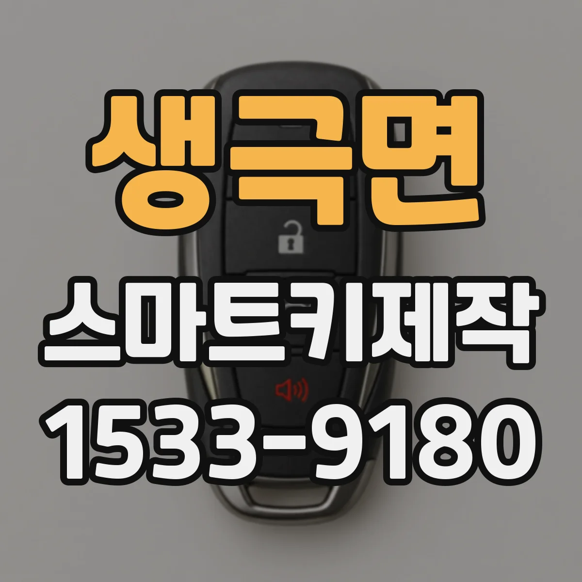 생극면 스마트키제작