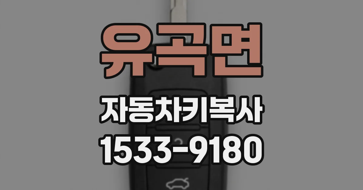 유곡면 자동차키복사