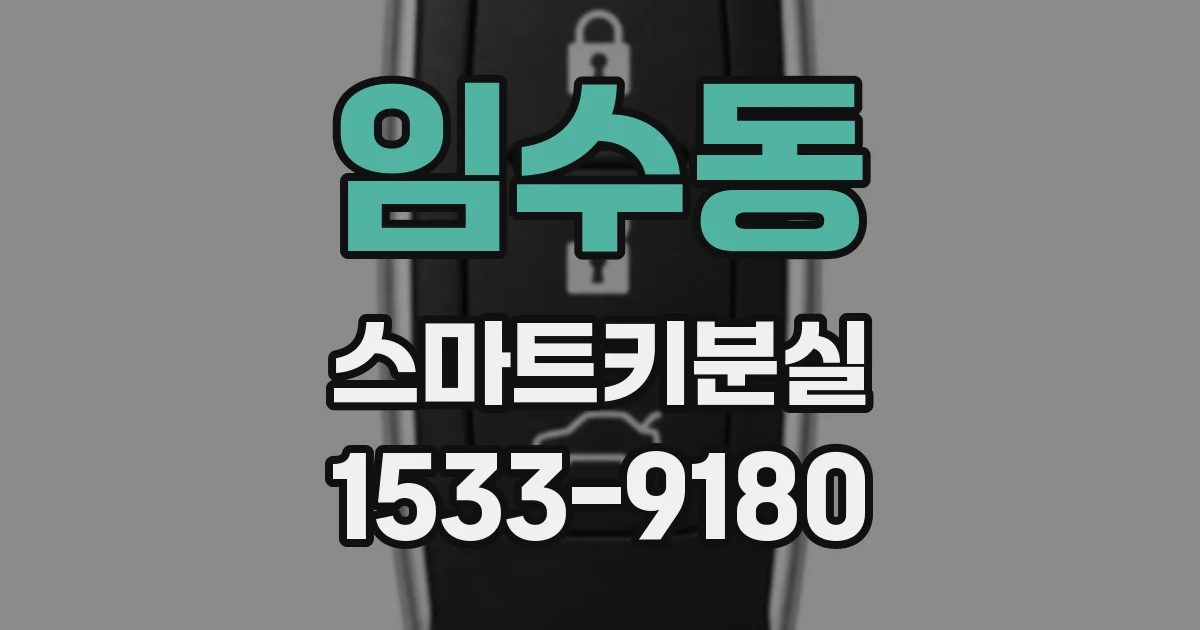 임수동 스마트키분실