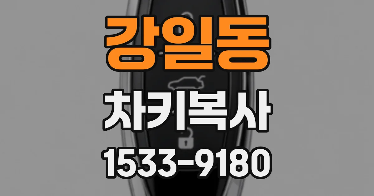 강일동 차키복사