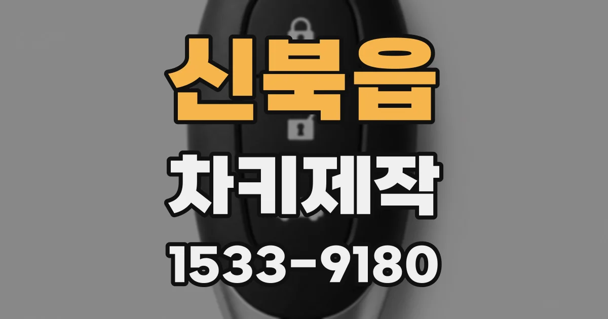 신북읍 차키제작