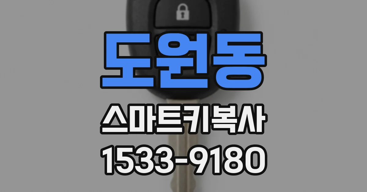 도원동 스마트키복사