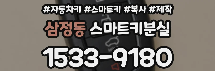 삼정동 스마트키분실