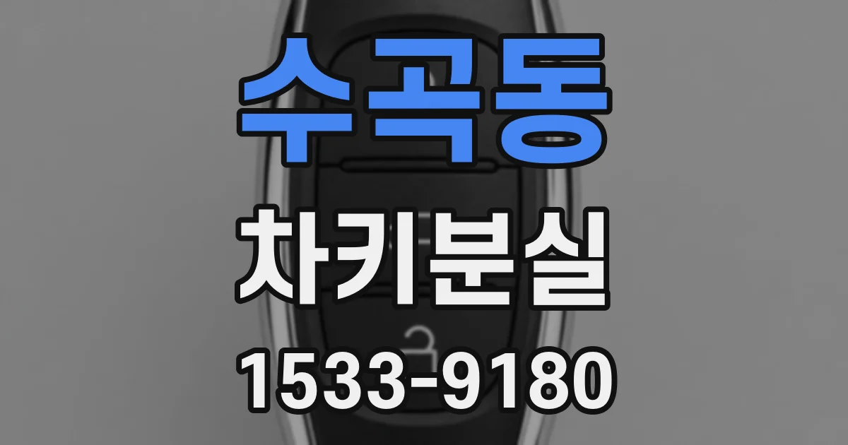 수곡동 차키분실