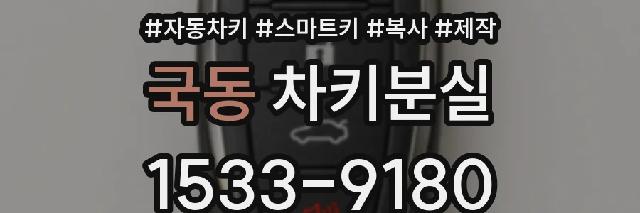 국동 차키분실