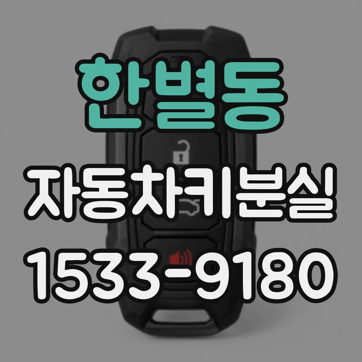 한별동 자동차키분실