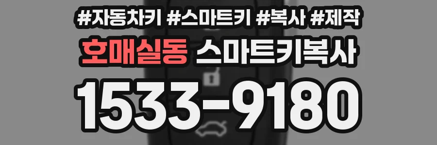 호매실동 스마트키복사
