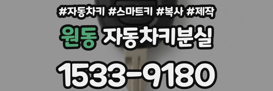 원동 자동차키분실