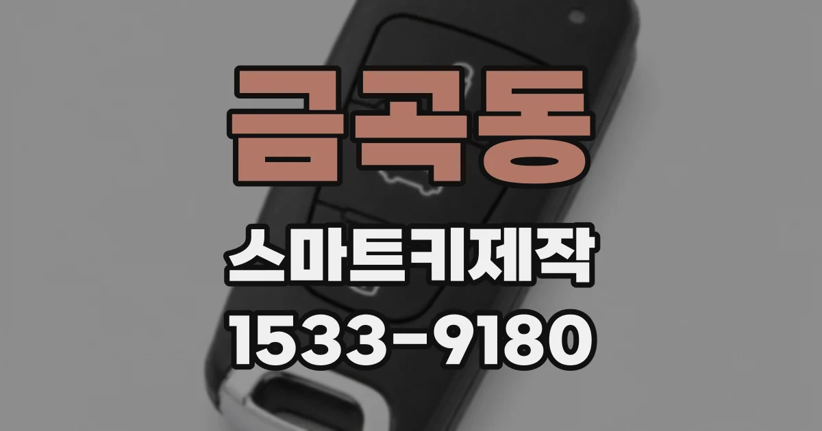 금곡동 스마트키제작