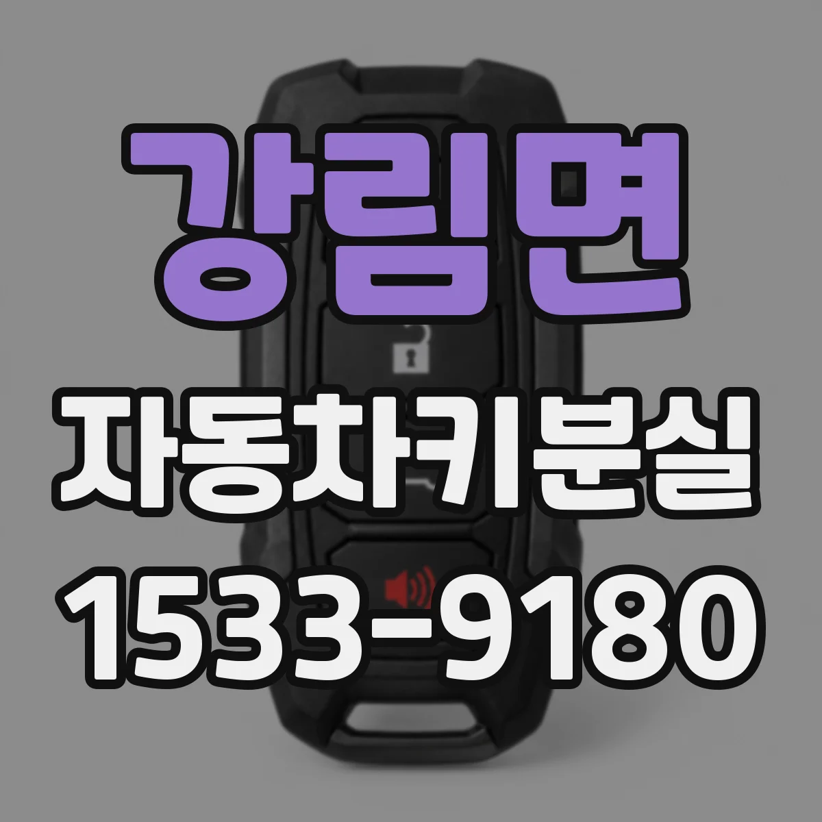 강림면 자동차키분실