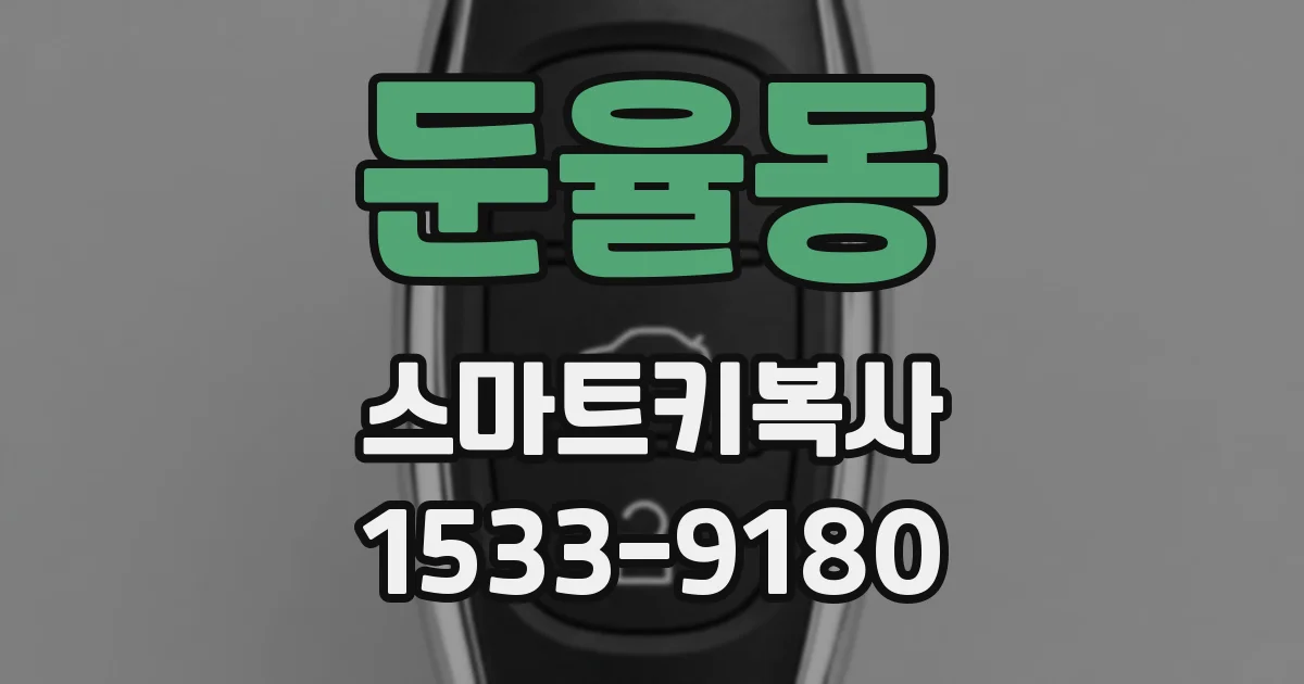 둔율동 스마트키복사