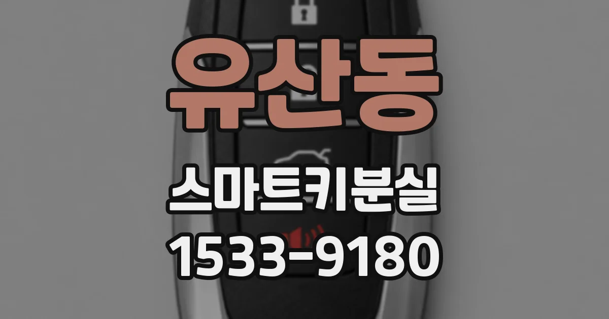 유산동 스마트키분실