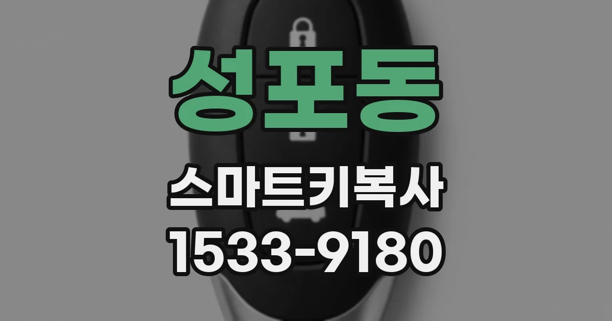 성포동 스마트키복사