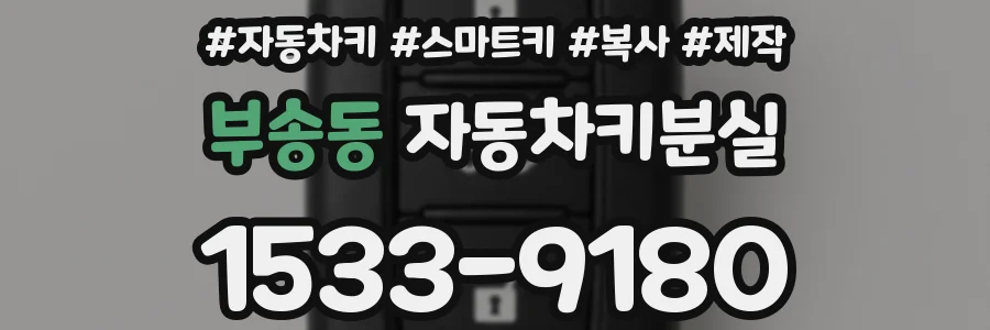 부송동 자동차키분실
