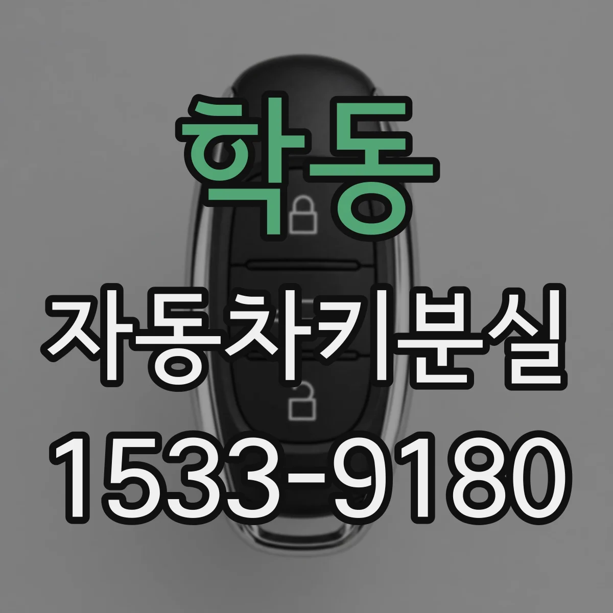학동 자동차키분실