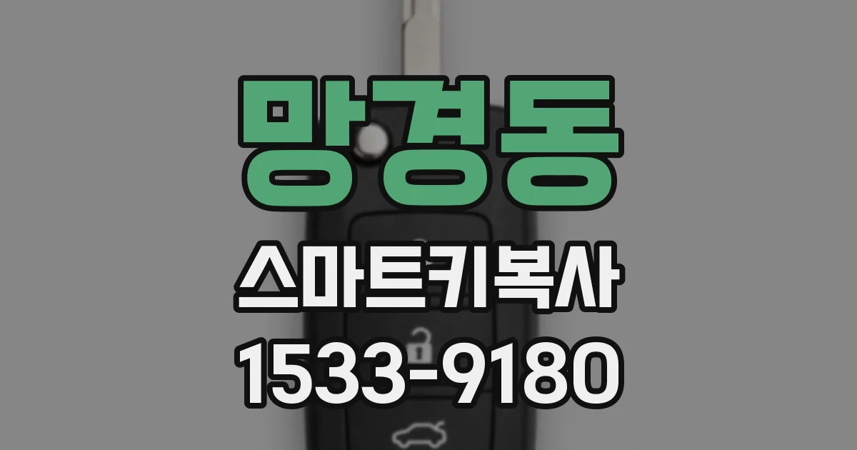 망경동 스마트키복사