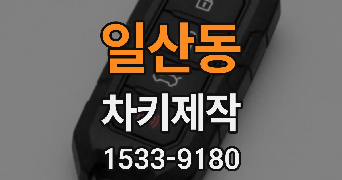 일산동 차키제작