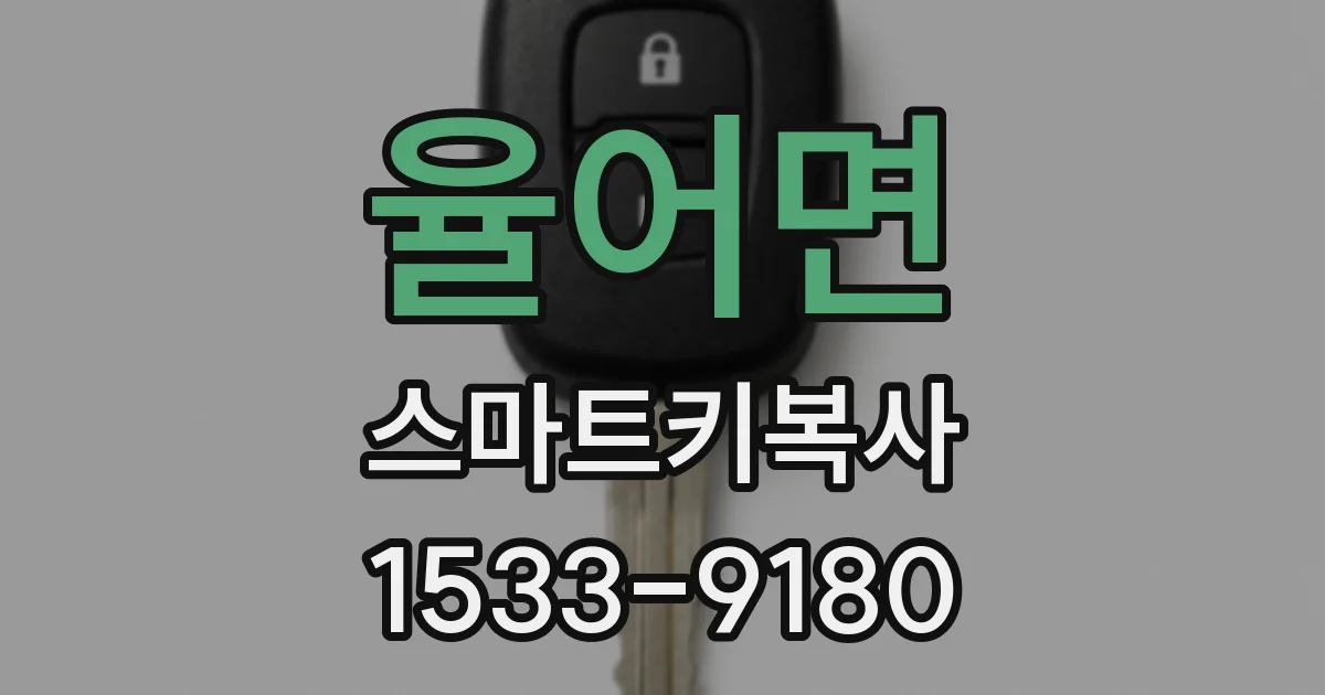 율어면 스마트키복사