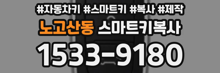 노고산동 스마트키복사
