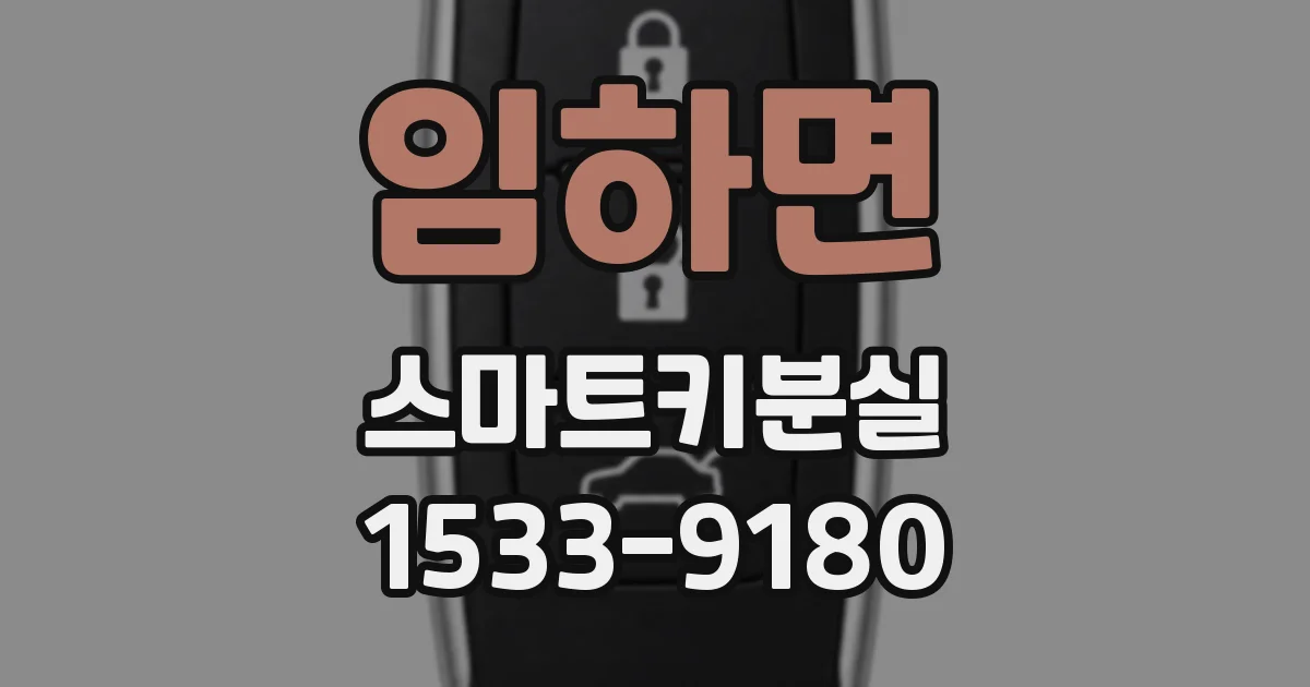 임하면 스마트키분실