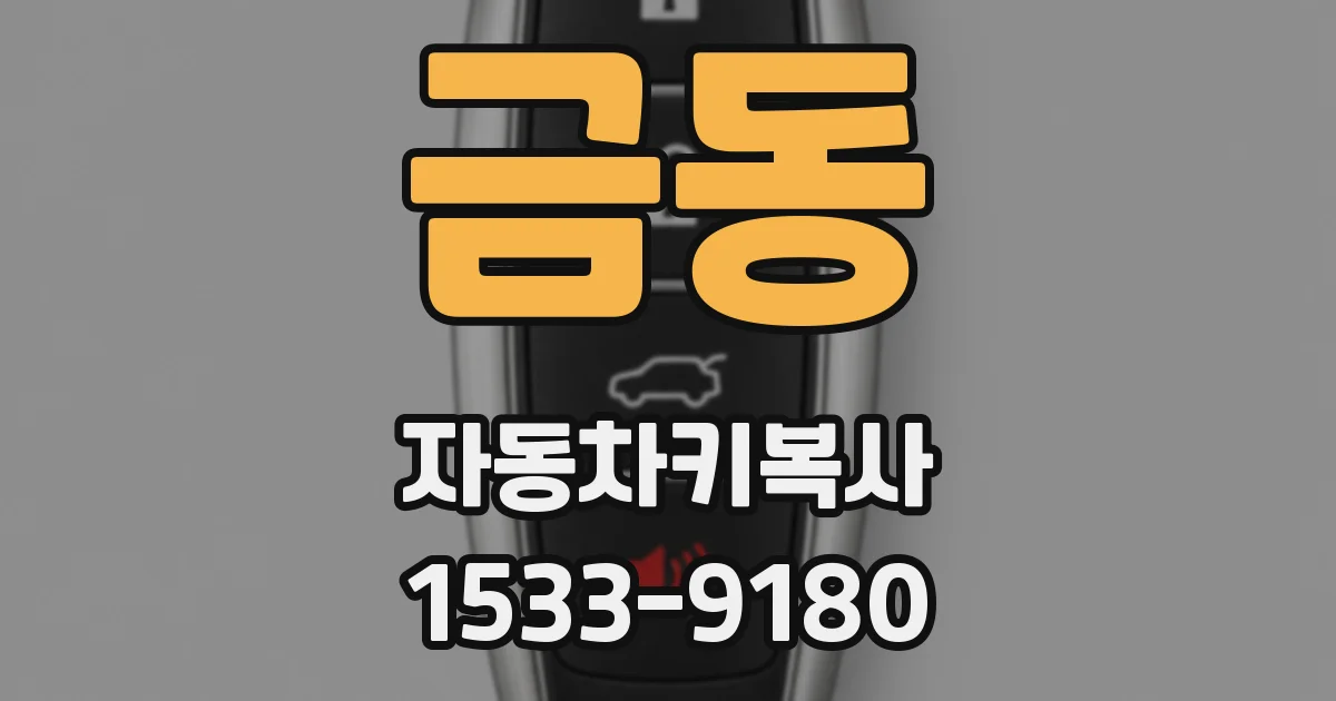 금동 자동차키복사