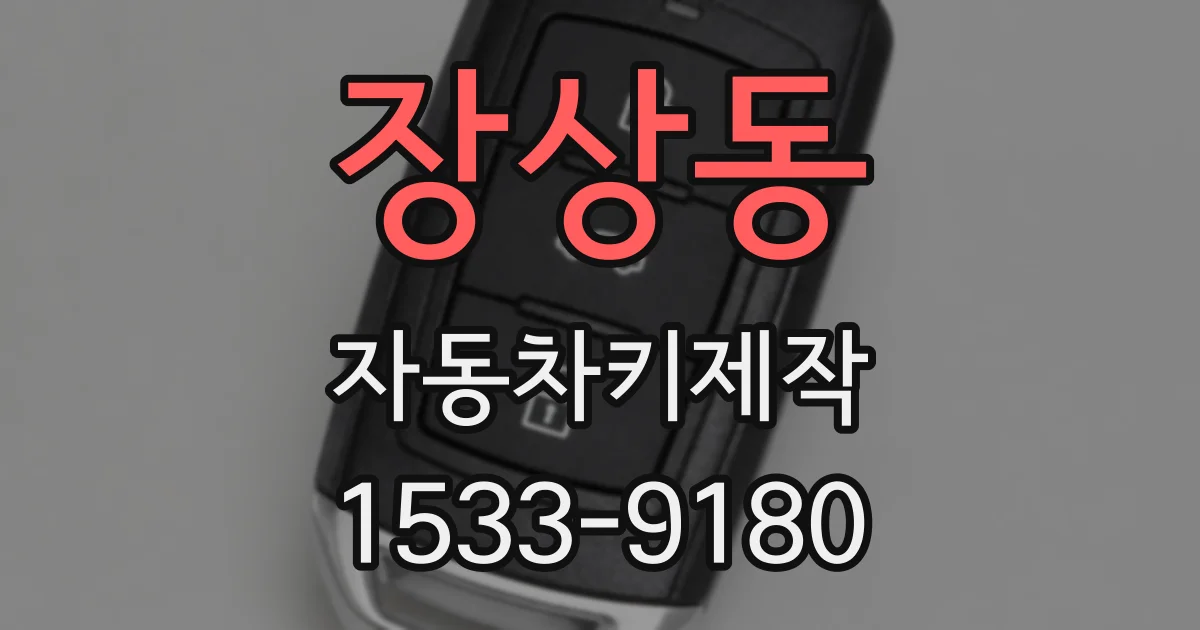 장상동 자동차키제작