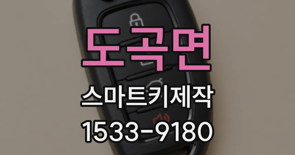 도곡면 스마트키제작
