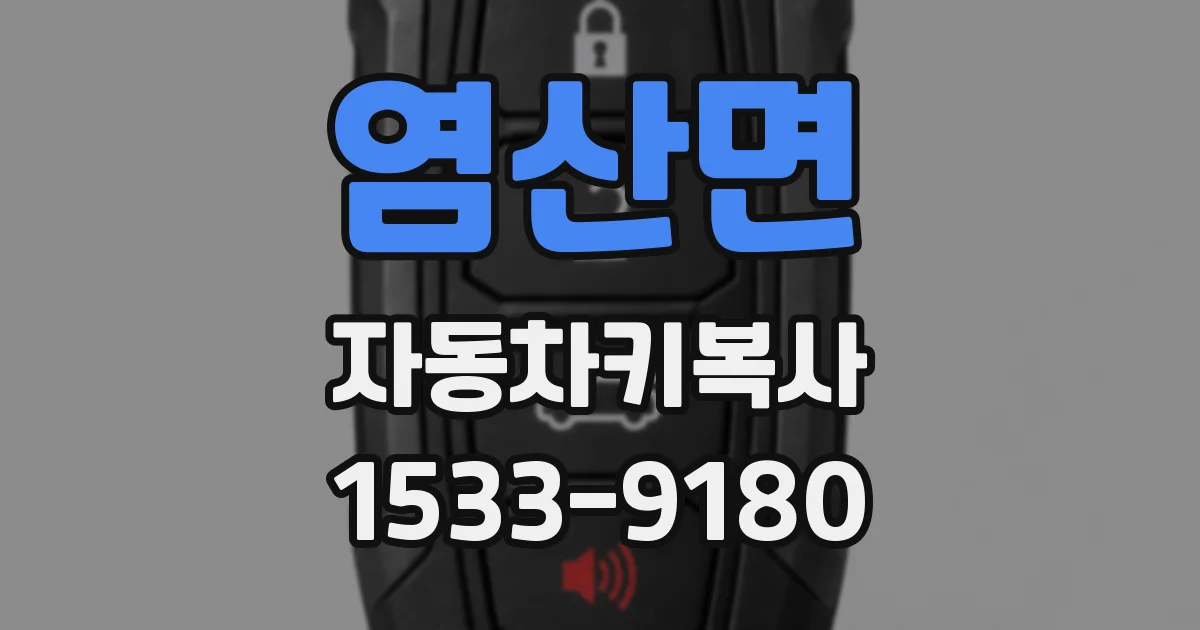 염산면 자동차키복사