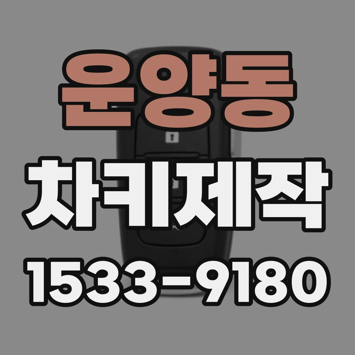 운양동 차키제작